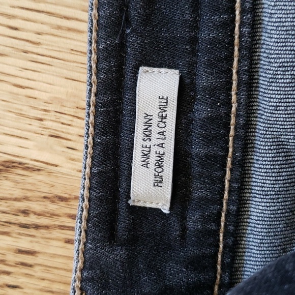 (27) Calvin Klein Ankle Skinny Stretch Frayed Hems Dark Wash Trendy Streetwear - Picture 4 of 12